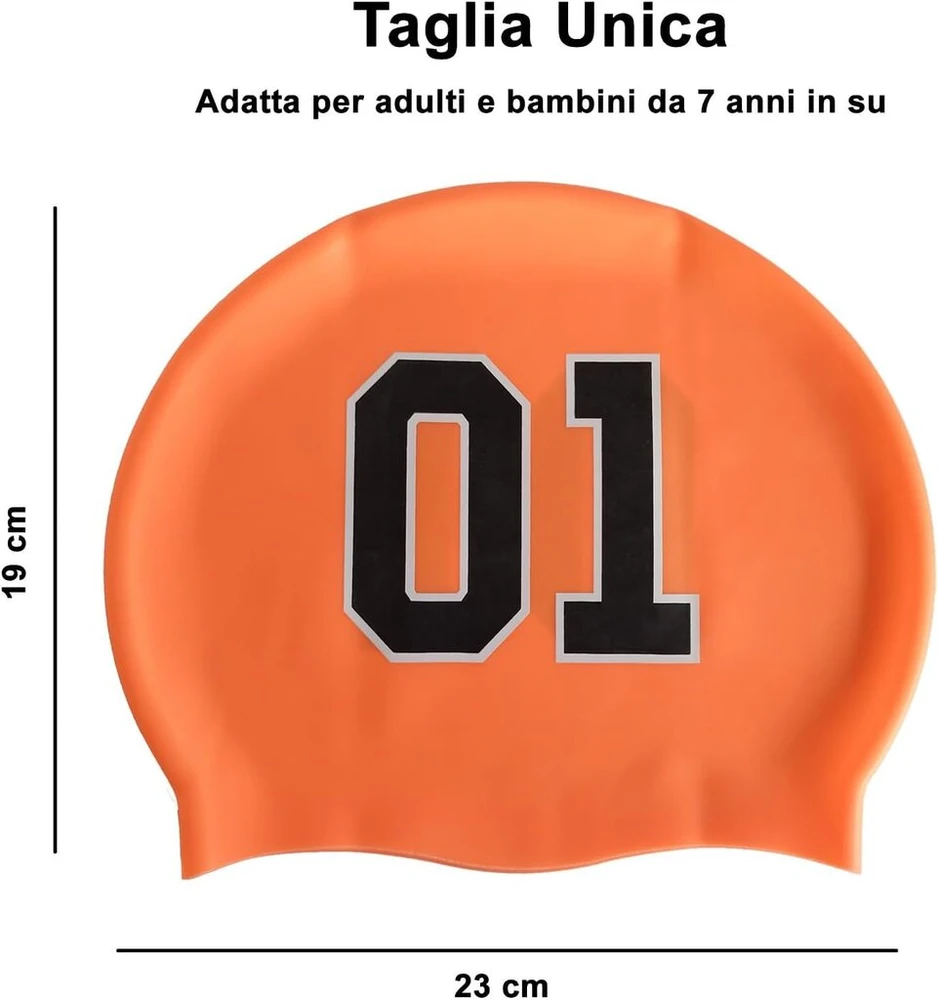 Swimmershop silikoninė plaukimo kepuraitė Hazzard Bo ir Luke