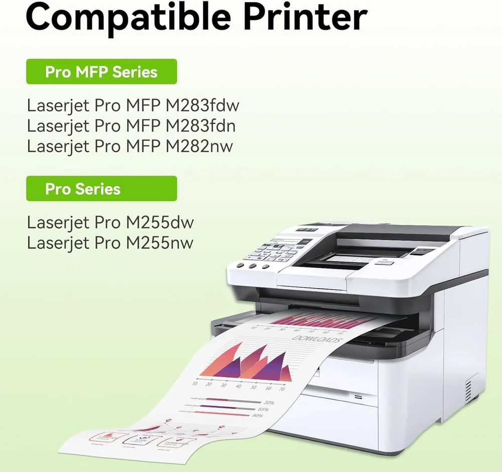Swiss toner 207x suderinamas su hp 207x (su lustu) skirtas hp color laserjet pro mfp m283fdw toner juodas mfp m283fdw m283fdn m255dw m282nw skirtas 207x 207a w2210a w2210x w2211x w2212x w2221x w2212x w22213x