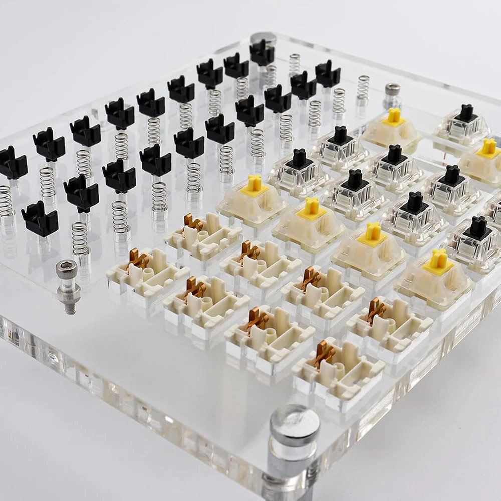 Switch tester'is, atidarytuvas, tepimo stotis, 20 klavišų Mx Box switch tester'io rinkinys, mechaninė klaviatūra Gateron Cherry Outemu Kailh switch (switch Tester Kit B)