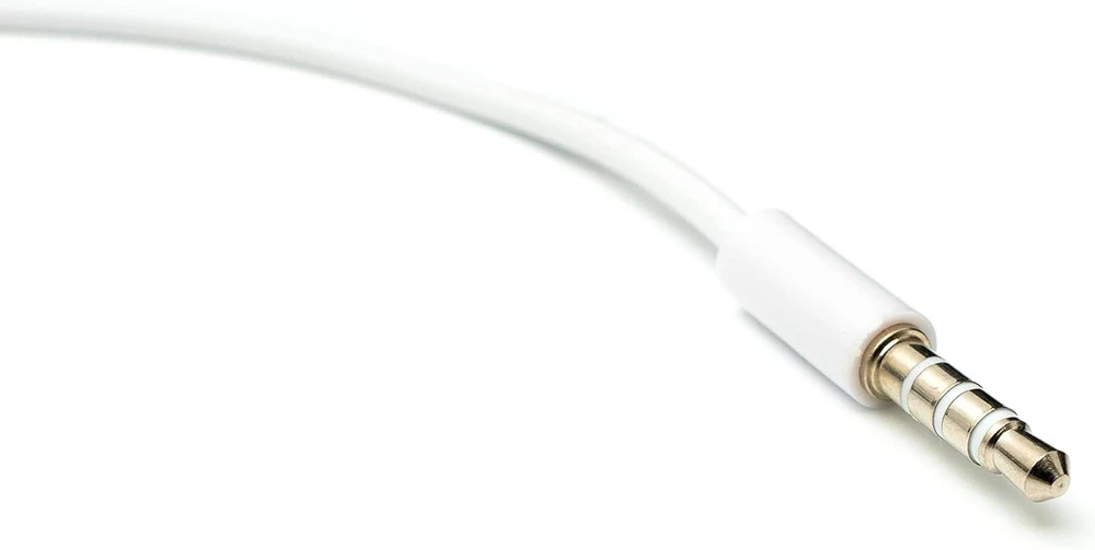 System-s audio y kabelis 20 cm stereo aux jack 3.5 mm male į 2 x female adapteris, baltas