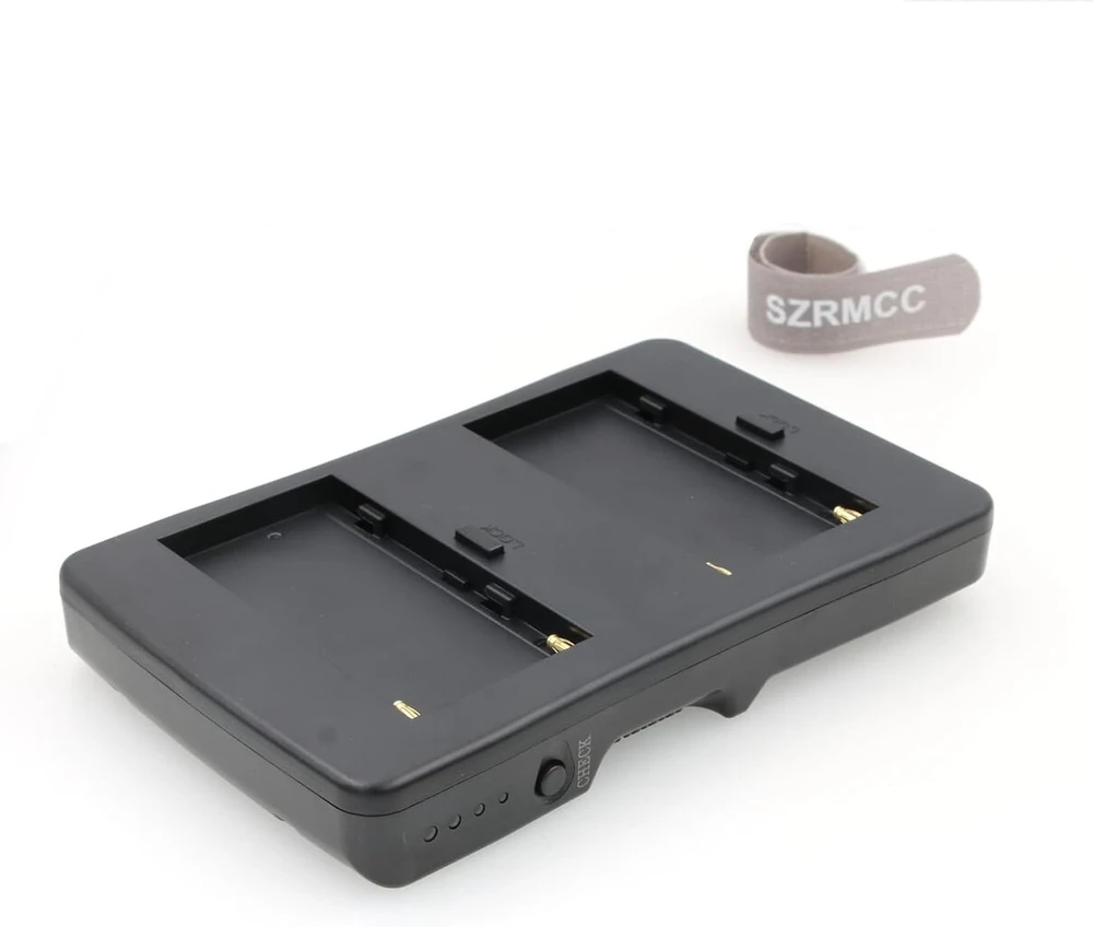 Szrmcc dviguba np-f970 np-f serijos baterija į v-mount lock maitinimo šaltinio konverterio plokštę, skirtą arri sony kameros tilta rinkinio monitoriams