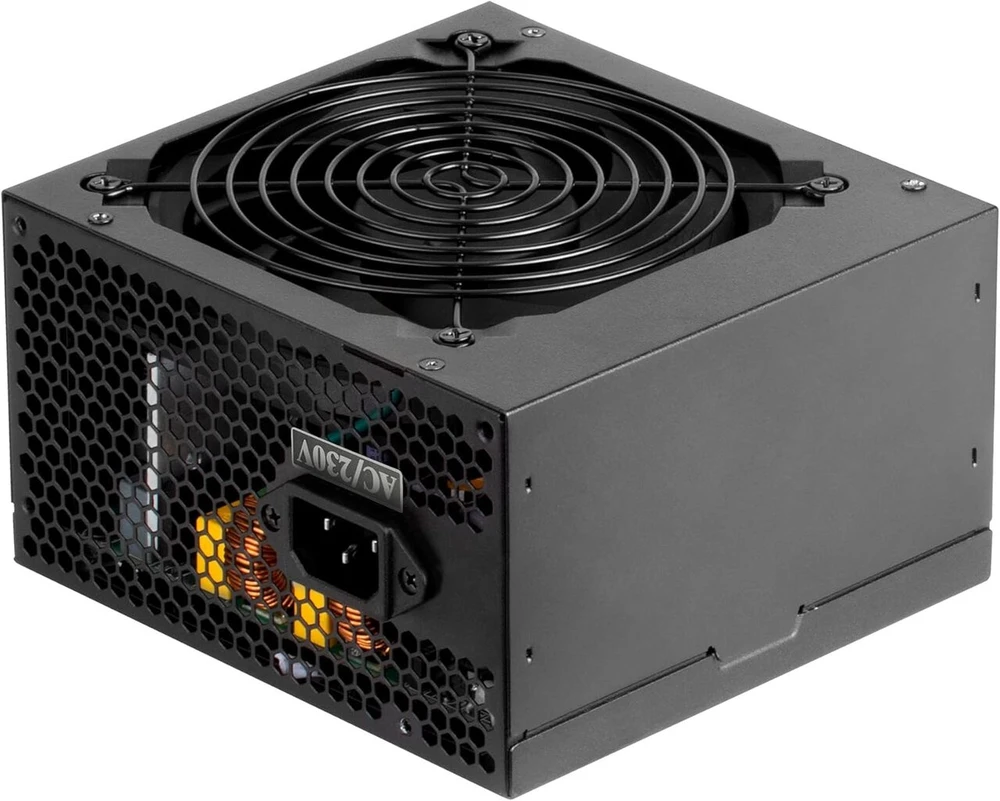 Tacens Anima Apiii500 maitinimo šaltinis Pc Atx 500 W, Smd technologija 85% Bronze 12 V, itin tylus 12 cm ventiliatorius, juodas
