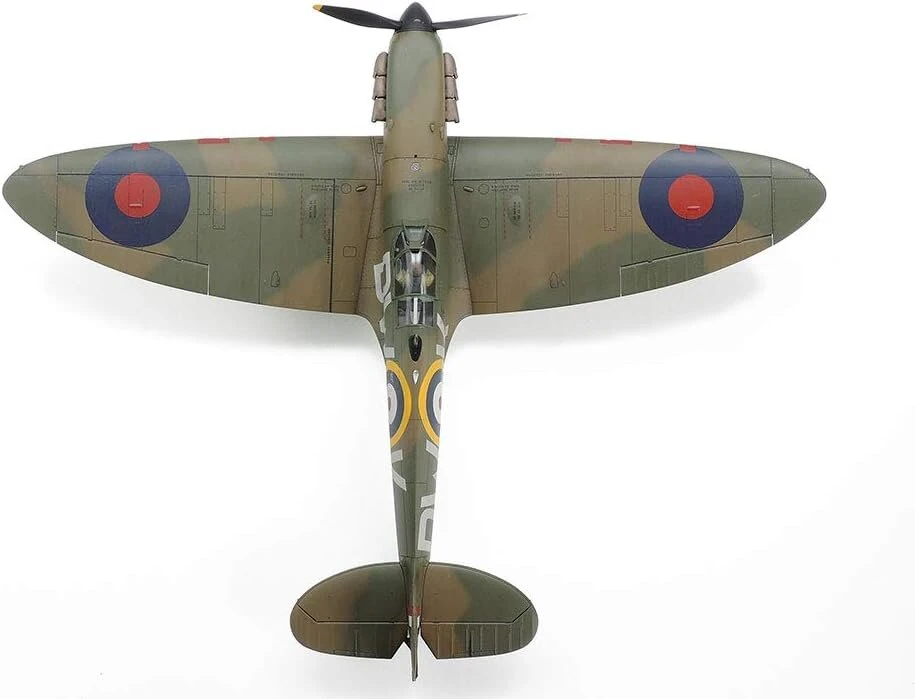 Tamiya 61119 61119-1:48 britų supermarine spitfire mk.i modeliavimo plastikinis rinkinys, nedažytas