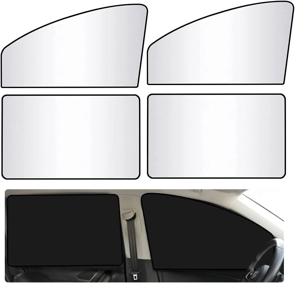 Tancuder 4 vnt. automobilio šoninio lango apsauga nuo saulės magnetinė automobilio apsauga nuo saulės priekinio stiklo automobilio lango apsauga nuo saulės universalios automobilio užuolaidos kūdikiams naminiams gyvūnams apsaugoti nuo saulės