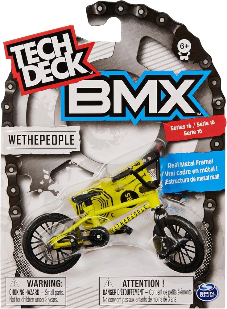 Tech Deck Bmx mini dviratukas su tikroviškais dizainais