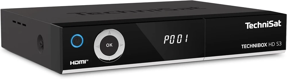 Televizorius Technisat Technibox Hd S3 Hd palydovinis imtuvas su dvigubu imtuvu (hdtv, Dvb-s2, Pvr įrašymo funkcija per Usb arba tinkle, Hbbtv, Ci+, Hdmi) juodas