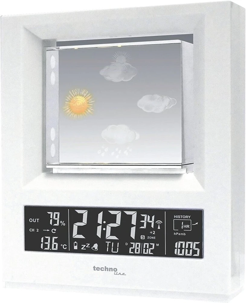 Technoline Ws Premium weather 6620-baltas (2 dalių rinkinį sudaro stotelė ir jutiklis