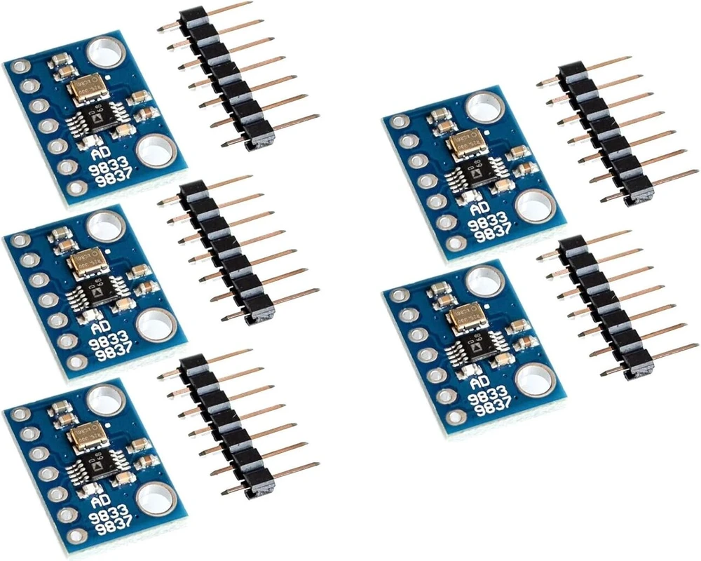 Tecnoiot Ad9833 programuojamų mikroprocesorių rinkinys, 5 vnt., nuoseklioji sąsaja, sinusinės bangos Dds