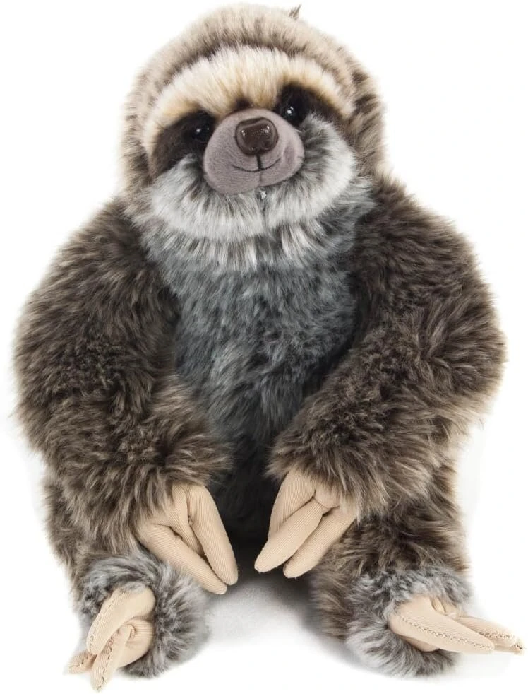 Teddys Rothenburg minkštas žaislas tinginys 26 cm sėdintis pilkas pliušinis žaislas