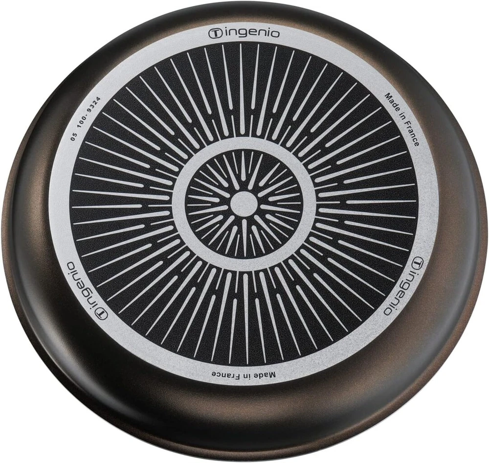 Tefal Ingenio Easy Plus L1509202 keptuvių rinkinys, 24/28 cm, nuimama rankena, sudedamos viena į kitą, neprideganti danga, tinka visoms viryklėms, išskyrus indukcines