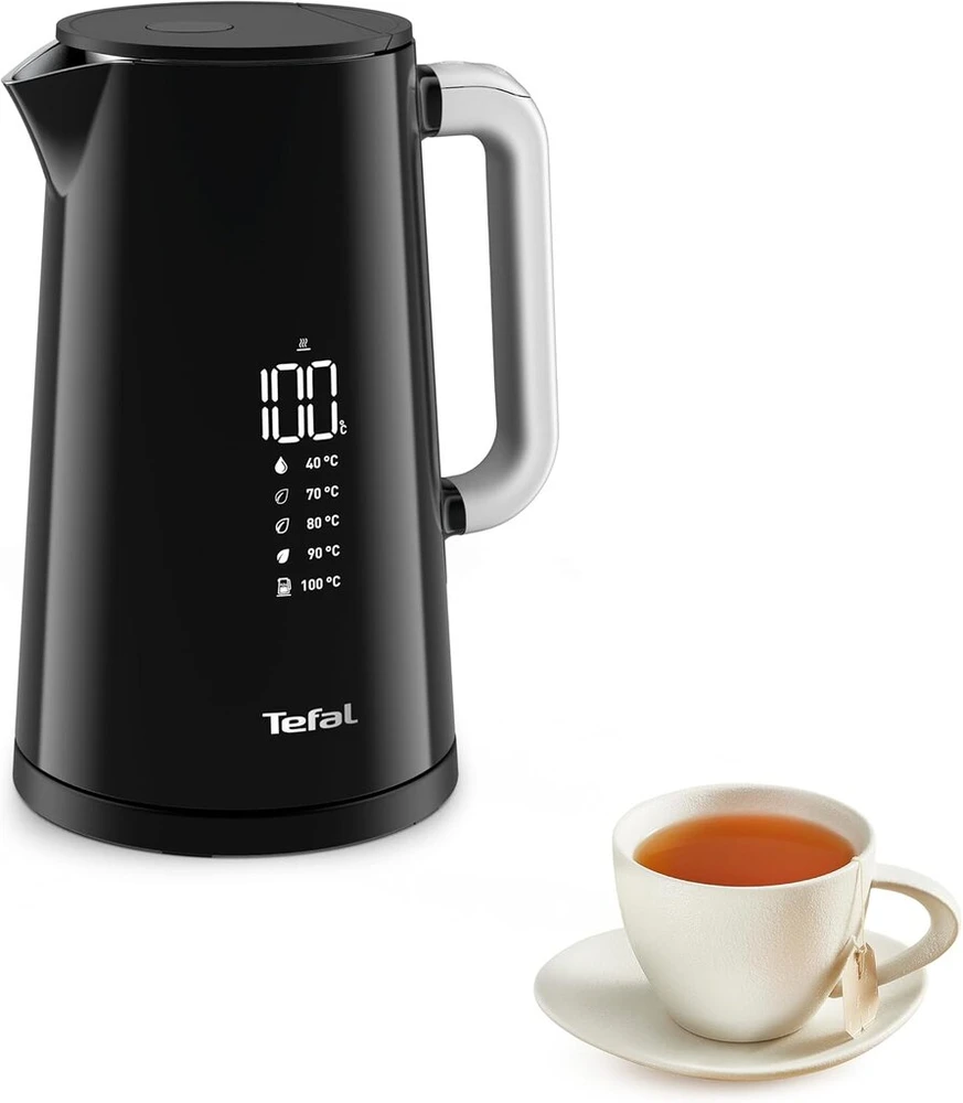 Tefal Smart & Light Tt640810 skaitmeninis skrudintuvas su termostatu, 7 padėtys, juodas