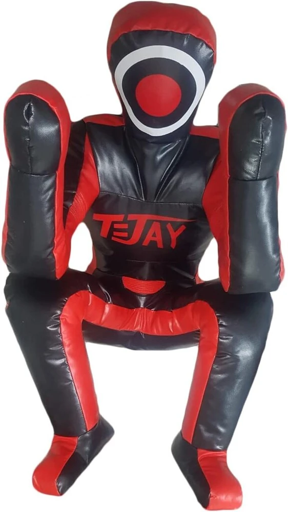 Tejay imtynių manekenas, dziudo smūgiavimo kriaušė, Bjj imtynių manekenas, gynybinė pozicija, braziliško džiudžitsu savigynos treniruočių vinilo manekenas 178 cm, neužpildytas, juodas, L