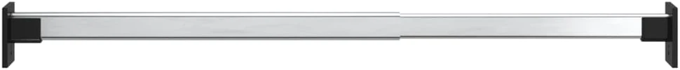 Teleskopiniai spintos skersiniai, 2vnt., sidabriniai, 58–100cm