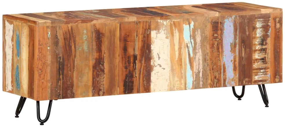 TV staliukas Televizoriaus spintelė, 110x30x40cm, perdirbta mediena