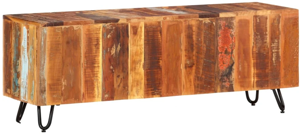 TV staliukas Televizoriaus spintelė, 110x30x40cm, perdirbta mediena