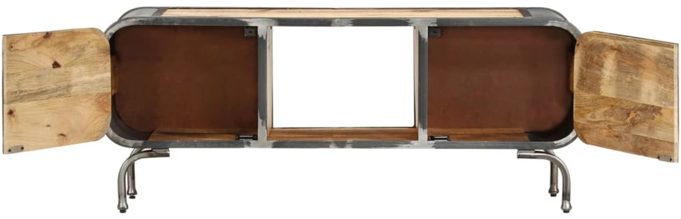 TV staliukas Televizoriaus spintelė, 110x30x42cm, mango medienos masyvas