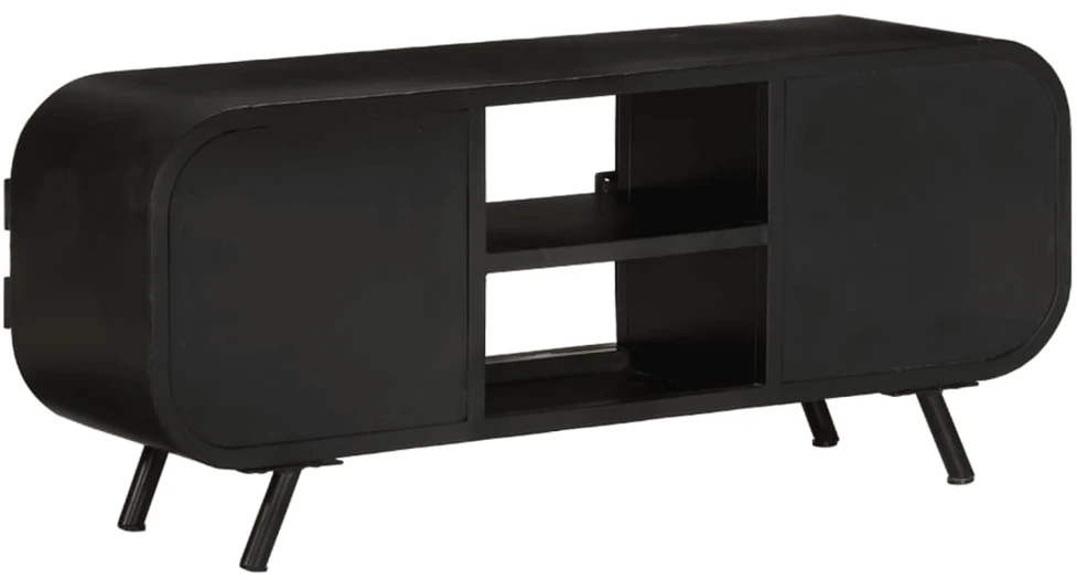 TV staliukas Televizoriaus spintelė, 110x30x45cm, neapdorota mango mediena