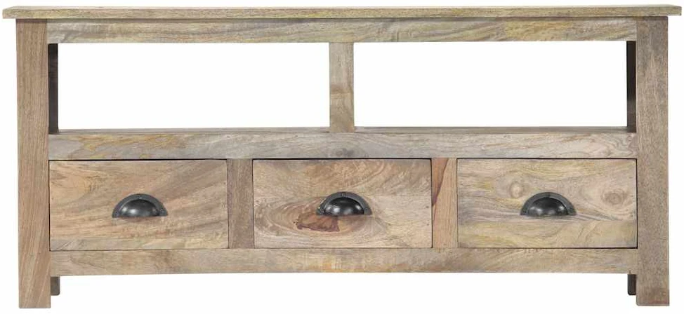 TV staliukas Televizoriaus spintelė, 110x30x50cm, mango medienos masyvas