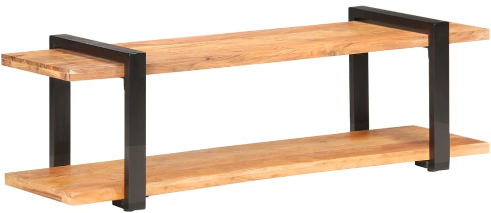 TV staliukas Televizoriaus spintelė, 130x40x40cm, akacijos medienos masyvas