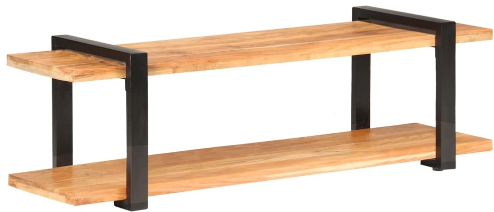 TV staliukas Televizoriaus spintelė, 130x40x40cm, akacijos medienos masyvas