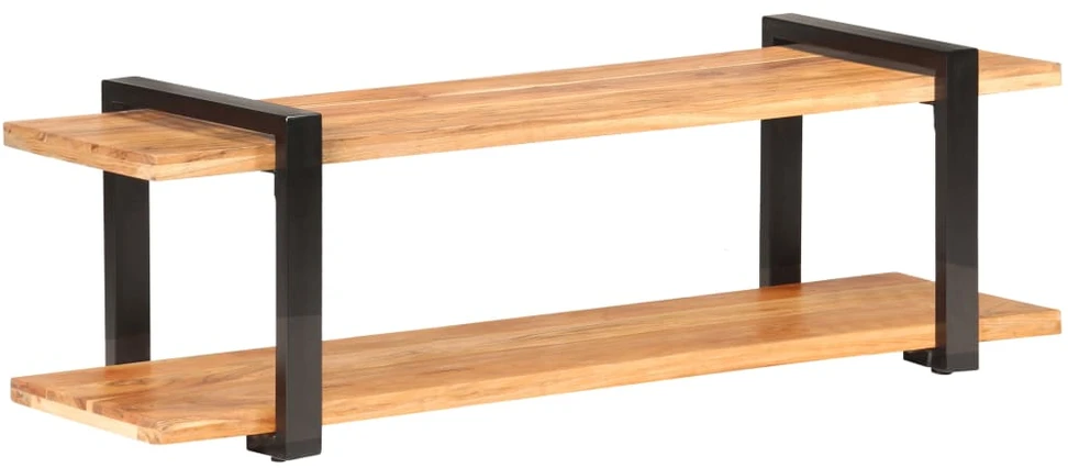 TV staliukas Televizoriaus spintelė, 130x40x40cm, akacijos medienos masyvas