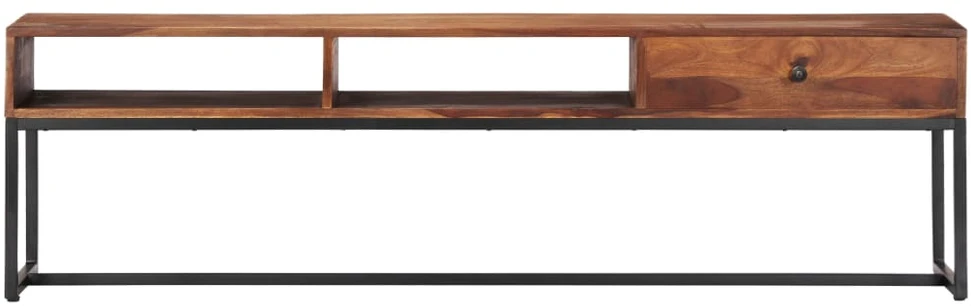 TV staliukas Televizoriaus spintelė, 160x30x45cm, rausv. dalb. med. mas.