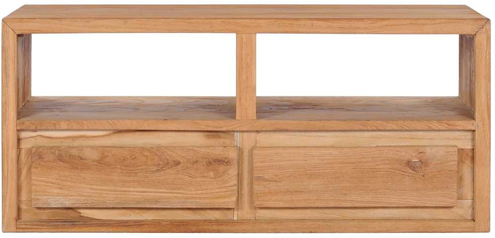 TV staliukas Televizoriaus spintelė, 90x30x40cm, tikmedžio medienos masyvas