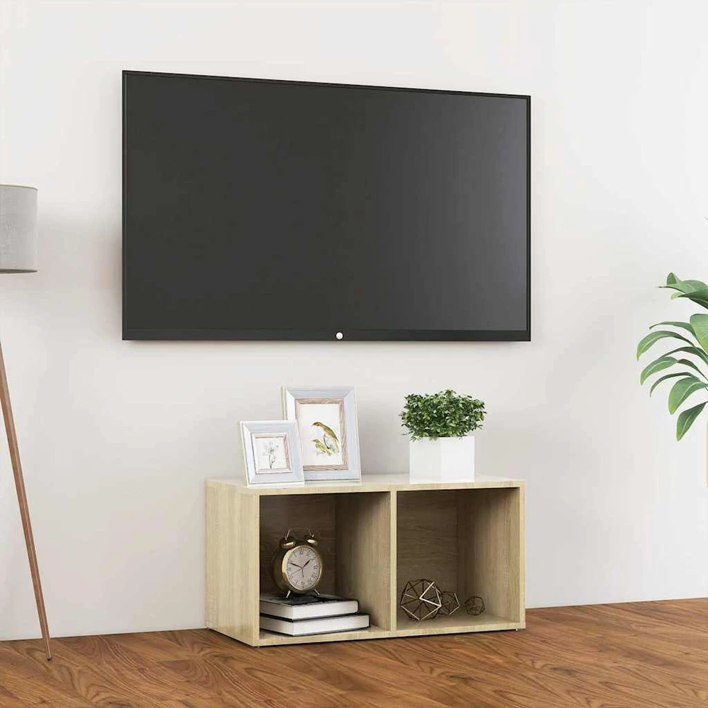 TV staliukas Televizoriaus spintelė, ąžuolo, 72x35x36,5cm, apdirbta mediena