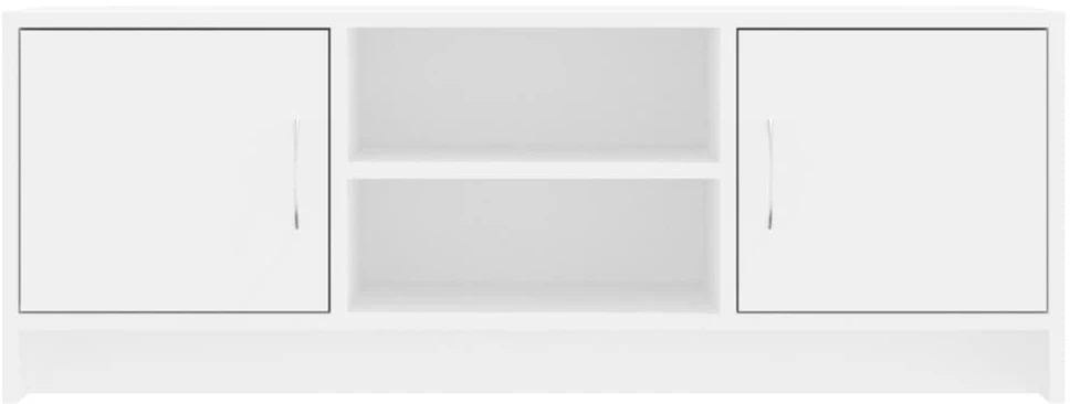 TV staliukas Televizoriaus spintelė, balta, 102x30x37,5cm, apdirbta mediena