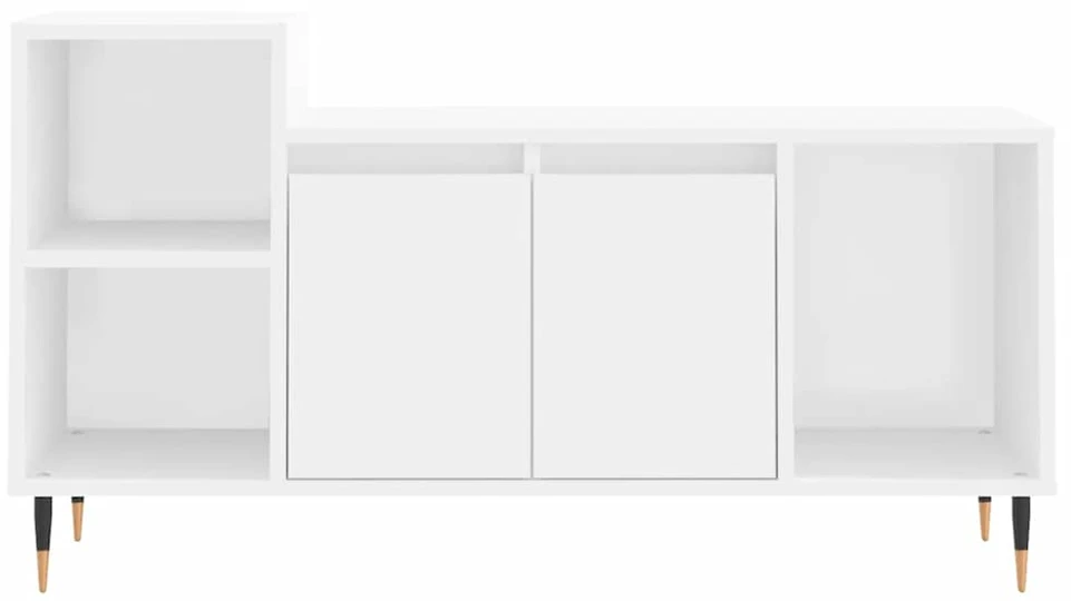 TV staliukas Televizoriaus spintelė, baltos spalvos, 100x35x55cm, mediena