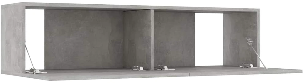 TV staliukas Televizoriaus spintelė, betono, 120x30x30cm, apdirbta mediena