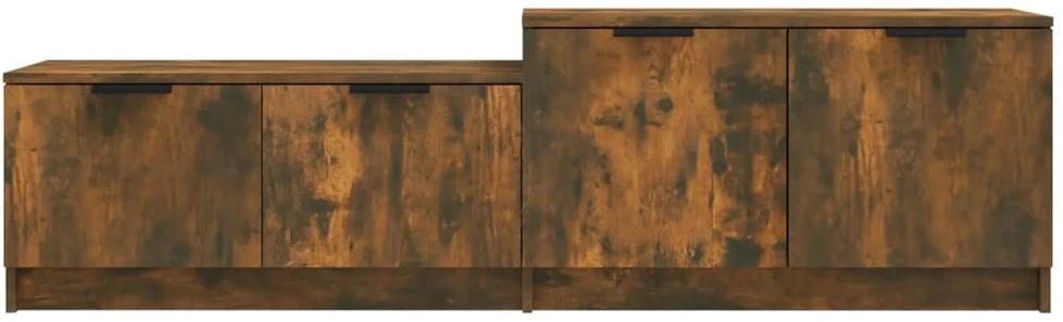 TV staliukas Televizoriaus spintelė, dūminio ąžuolo, 158,5x36x45cm, mediena