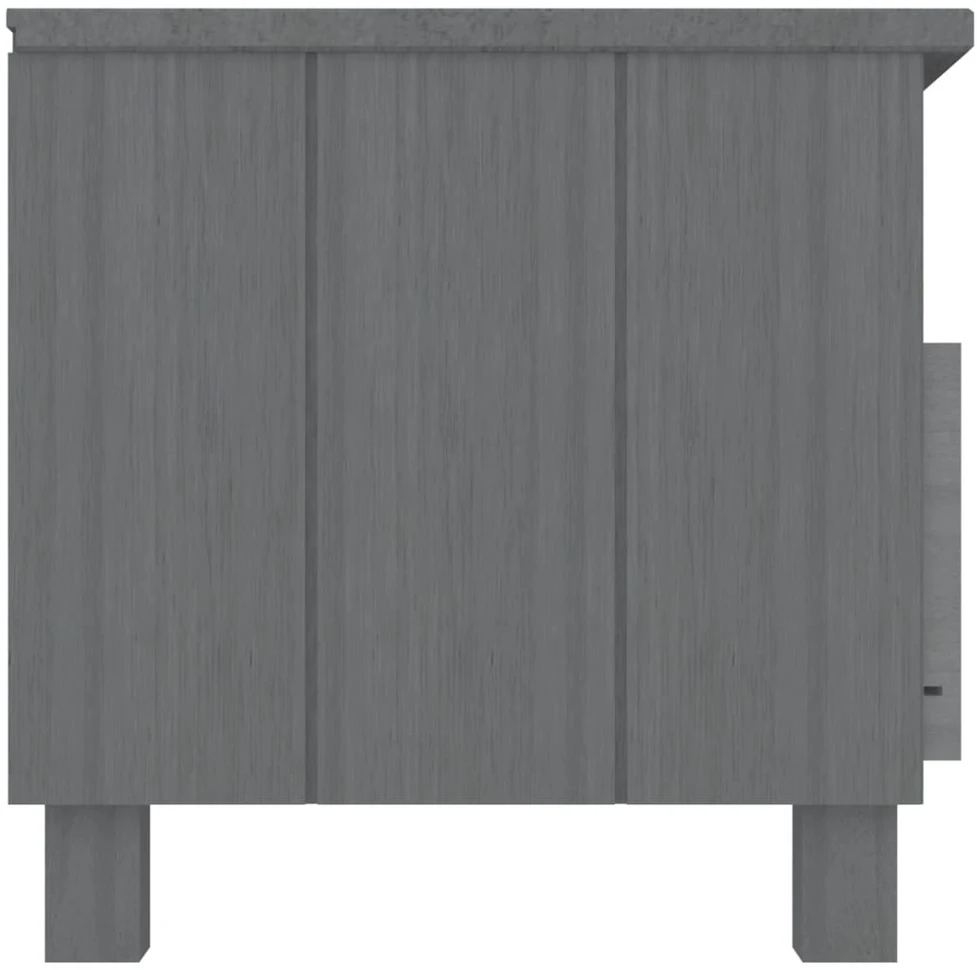 TV staliukas Televizoriaus spintelė HAMAR, tamsiai pilka, 106x40x40cm, pušis