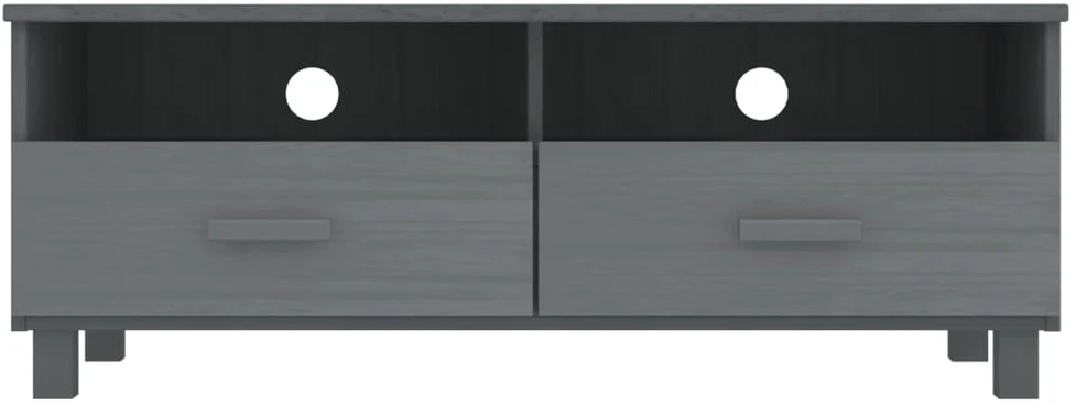 TV staliukas Televizoriaus spintelė HAMAR, tamsiai pilka, 106x40x40cm, pušis