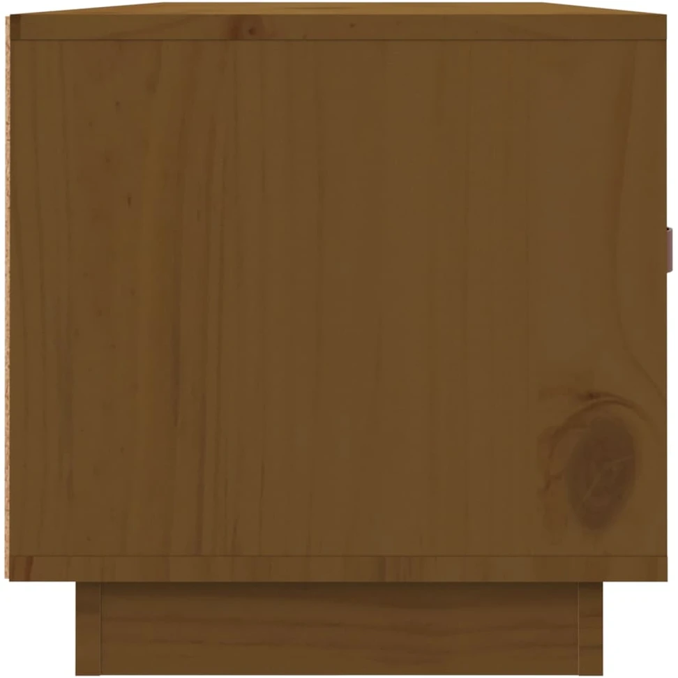 TV staliukas Televizoriaus spintelė, medaus ruda, 80x34x35cm, pušies masyvas