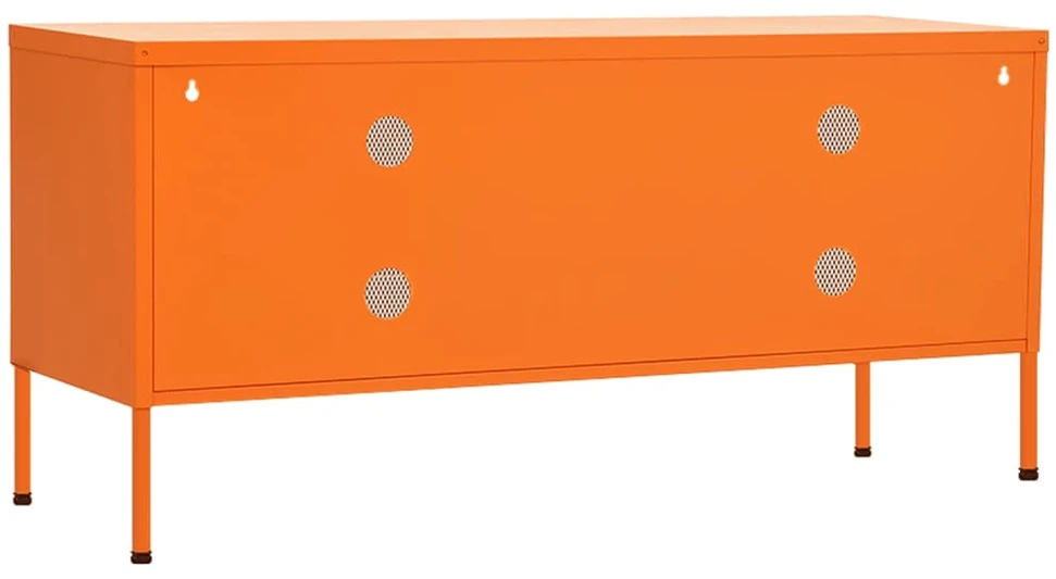 TV staliukas Televizoriaus spintelė, oranžinė, 105x35x50cm, plienas