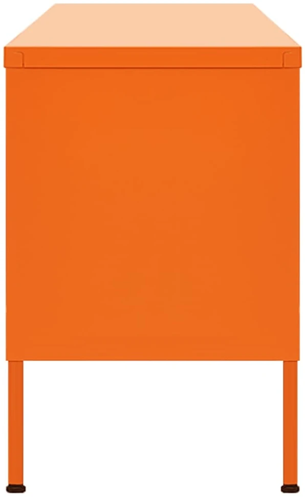 TV staliukas Televizoriaus spintelė, oranžinė, 105x35x50cm, plienas