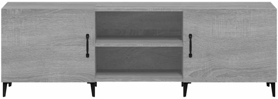TV staliukas Televizoriaus spintelė, pilka ąžuolo, 150x30x50cm, mediena