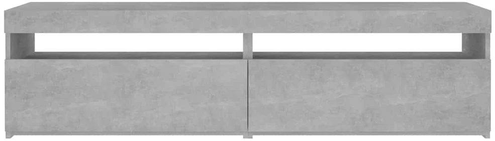 TV staliukas Televizoriaus spintelės su LED, 2vnt., betono, 75x35x40cm