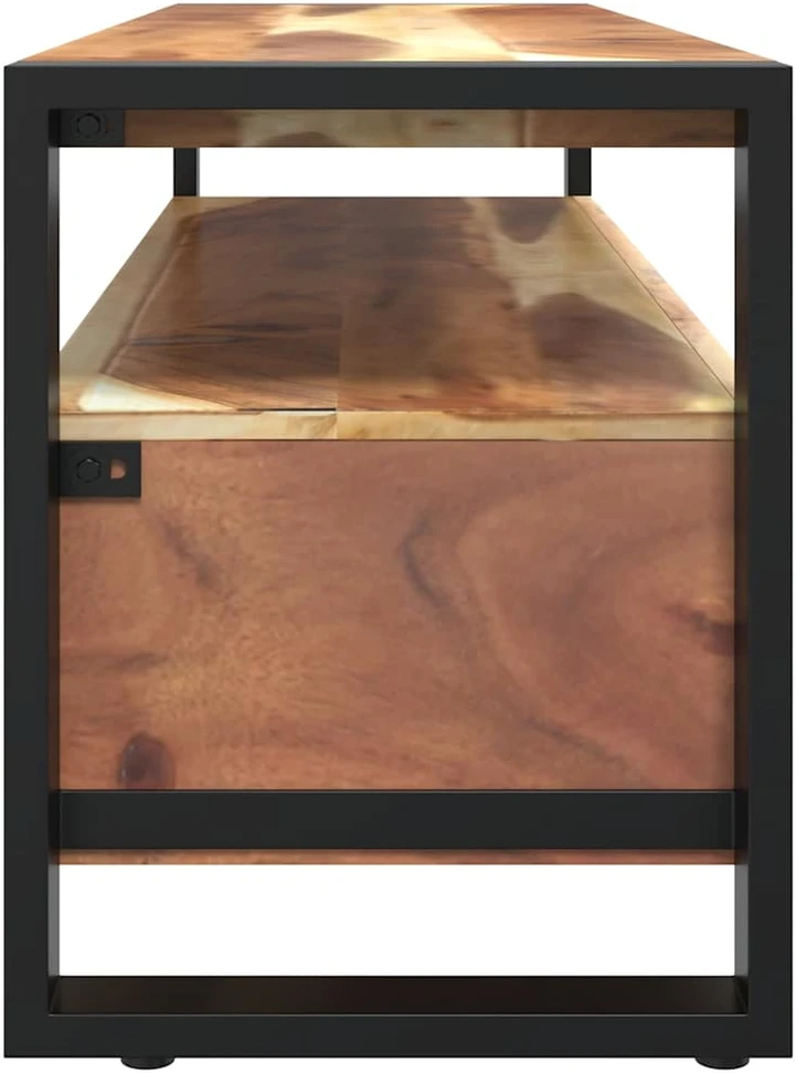 TV staliukas Televizoriaus staliukas, 120x35x45cm, mediena su medaus apdaila