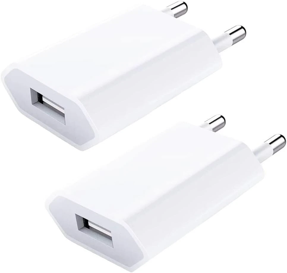 Tempo Di Saldi Kompaktiškų Usb įkroviklių pora, puikiai tinkanti darbui namuose ar kelionėms