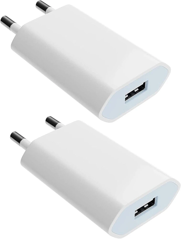 Tempo Di Saldi Kompaktiškų Usb įkroviklių pora, puikiai tinkanti darbui namuose ar kelionėms