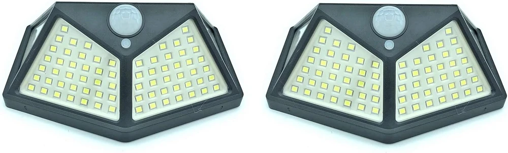 Tempo di saldi Lauko saulės šviestuvų pora, 100 led