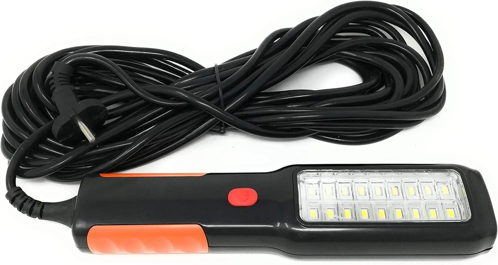 Tempo Di Saldi Nešiojama 18 Led darbo lempa su kabliuku avariniam apšvietimui