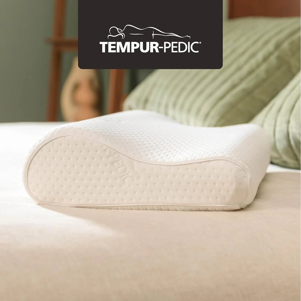 Tempur-ergo kontūrinė pagalvė, vidutinio profilio, balta