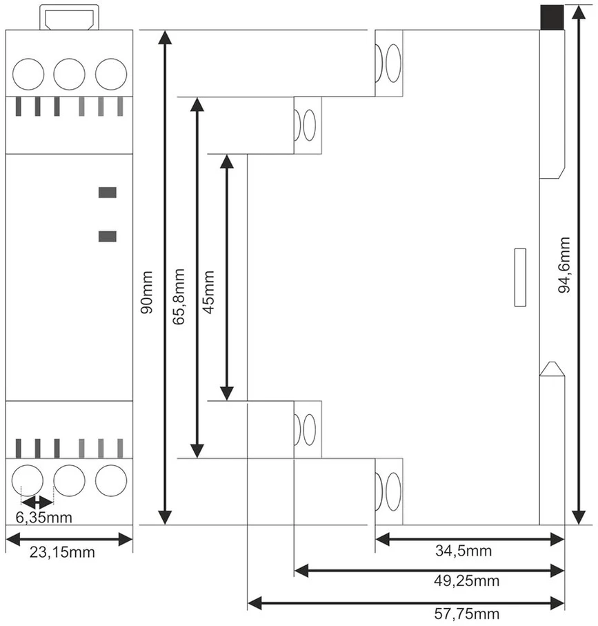 Tense Elektronik daugiafunkcinė mirksėjimo relė Digital, Manual, mirksėjimo relė, 2no 2nc, variniai sraigtiniai gnybtai, montavimas ant Din bėgelio, 0.1s-99min, 160-260v Ac/12v Dc, 5a, -20°c-55°c