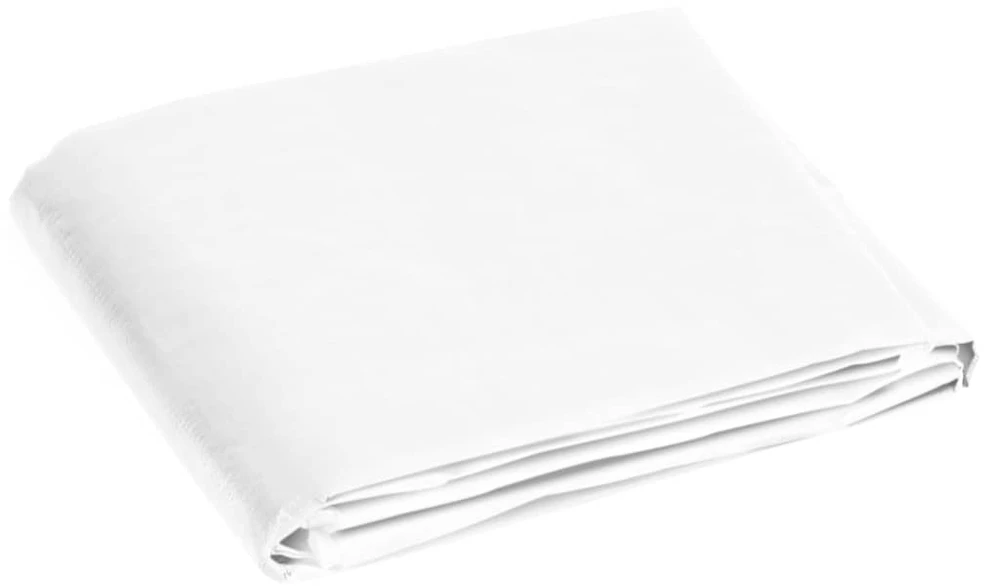 Tentas, baltos spalvos, 8x12m, 180g/m²