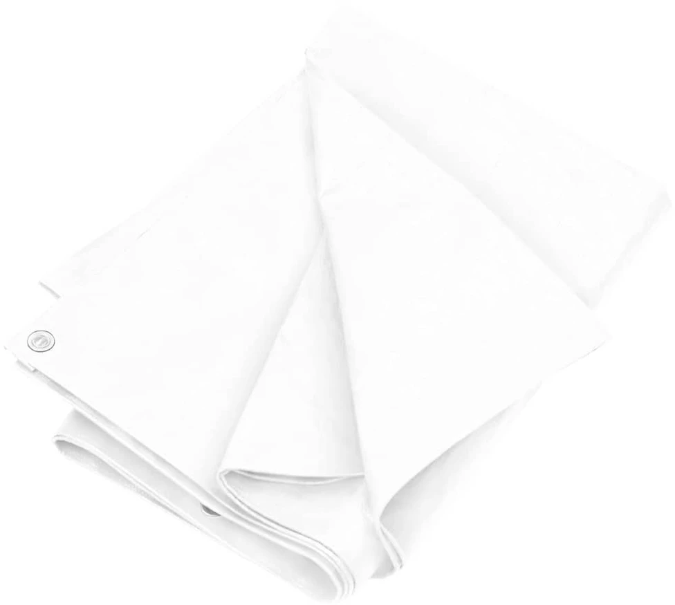 Tentas, baltos spalvos, 8x12m, 180g/m²