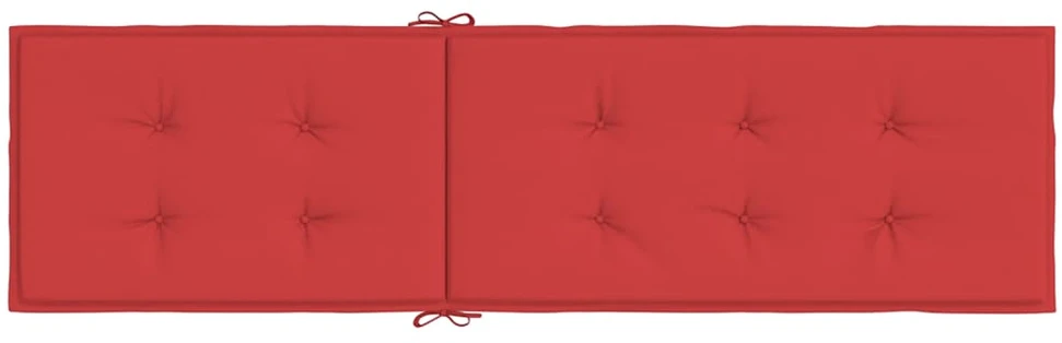 Terasos kėdės pagalvėlė, raudonos spalvos, (75+105)x50x4cm