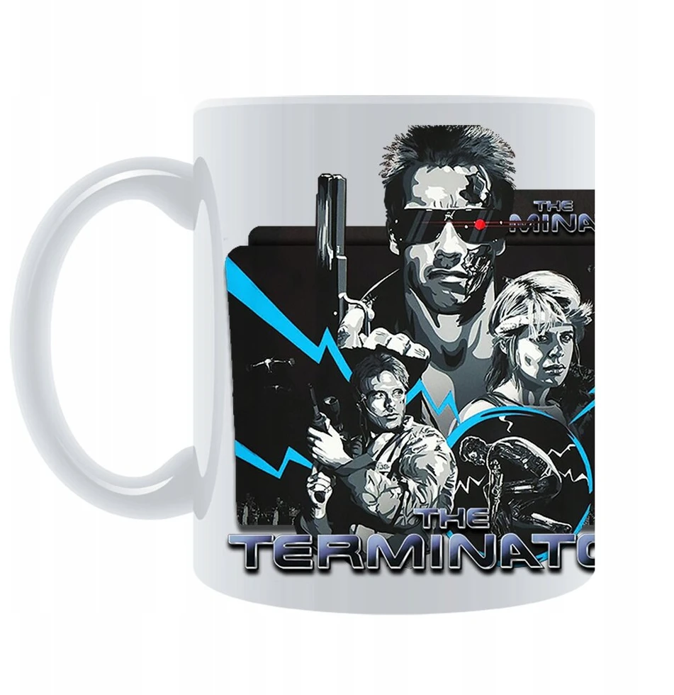 Terminatorius - puodelis - Total Recall - Arnold Schwarzenegger Linda Hamilton